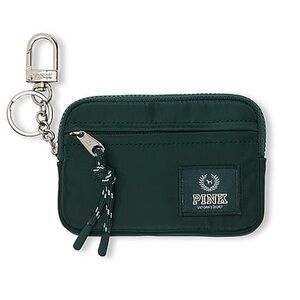 Victoria's Secret PINK Emerald Green Keychain Wallet